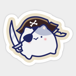 Pirate Cat Sticker